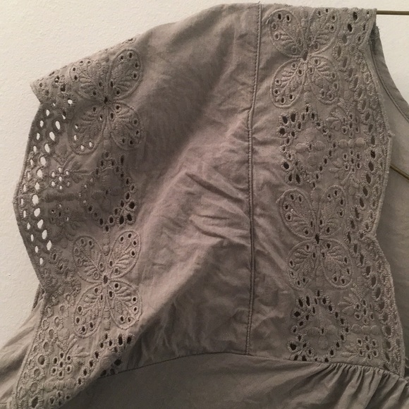 Grey Lace shoulder eyelit Sonoma - Picture 4 of 5